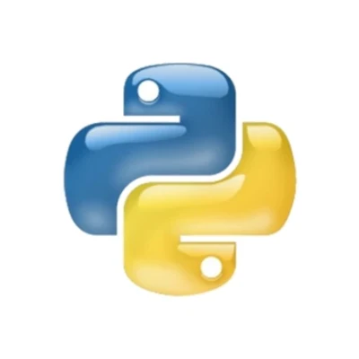 Logo, das Python mit dem Flask-Framework darstellt